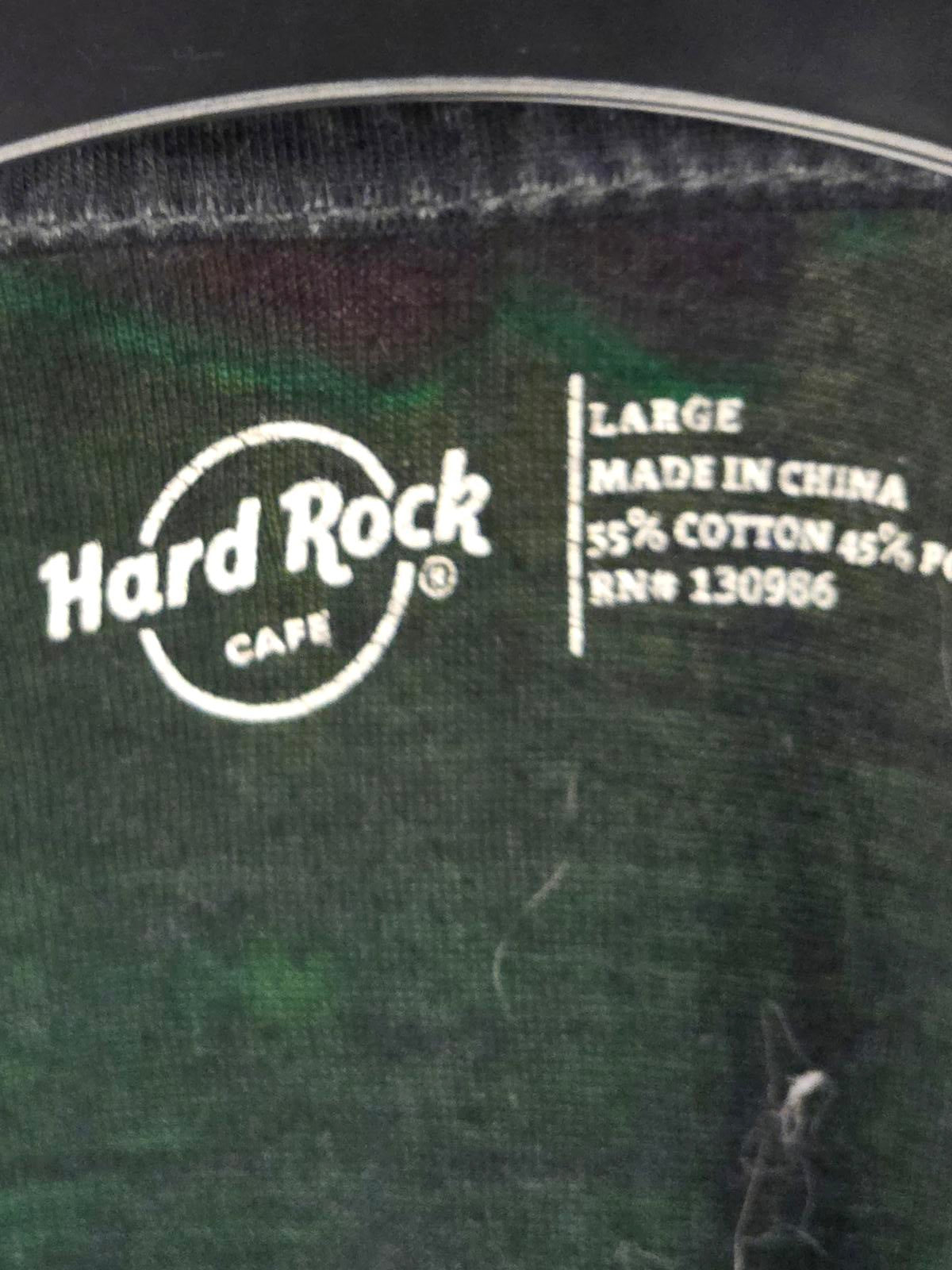 Hard Rock Cafe Foxwoods Logo T-shirt Black Large