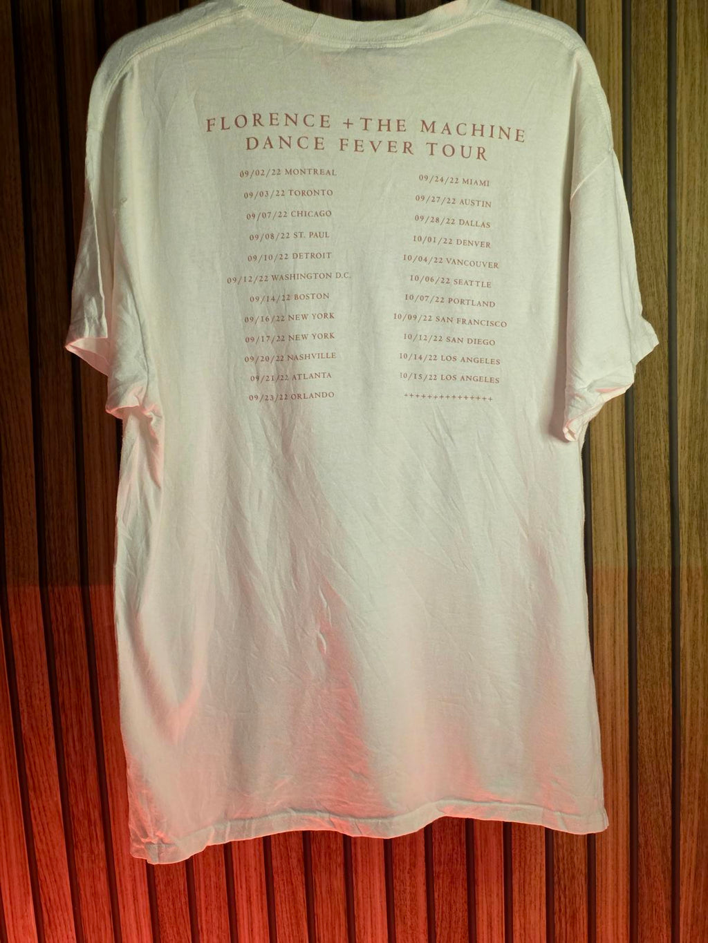 Florence + The Machine Dance Fever Tour Graphic T-Shirt Large
