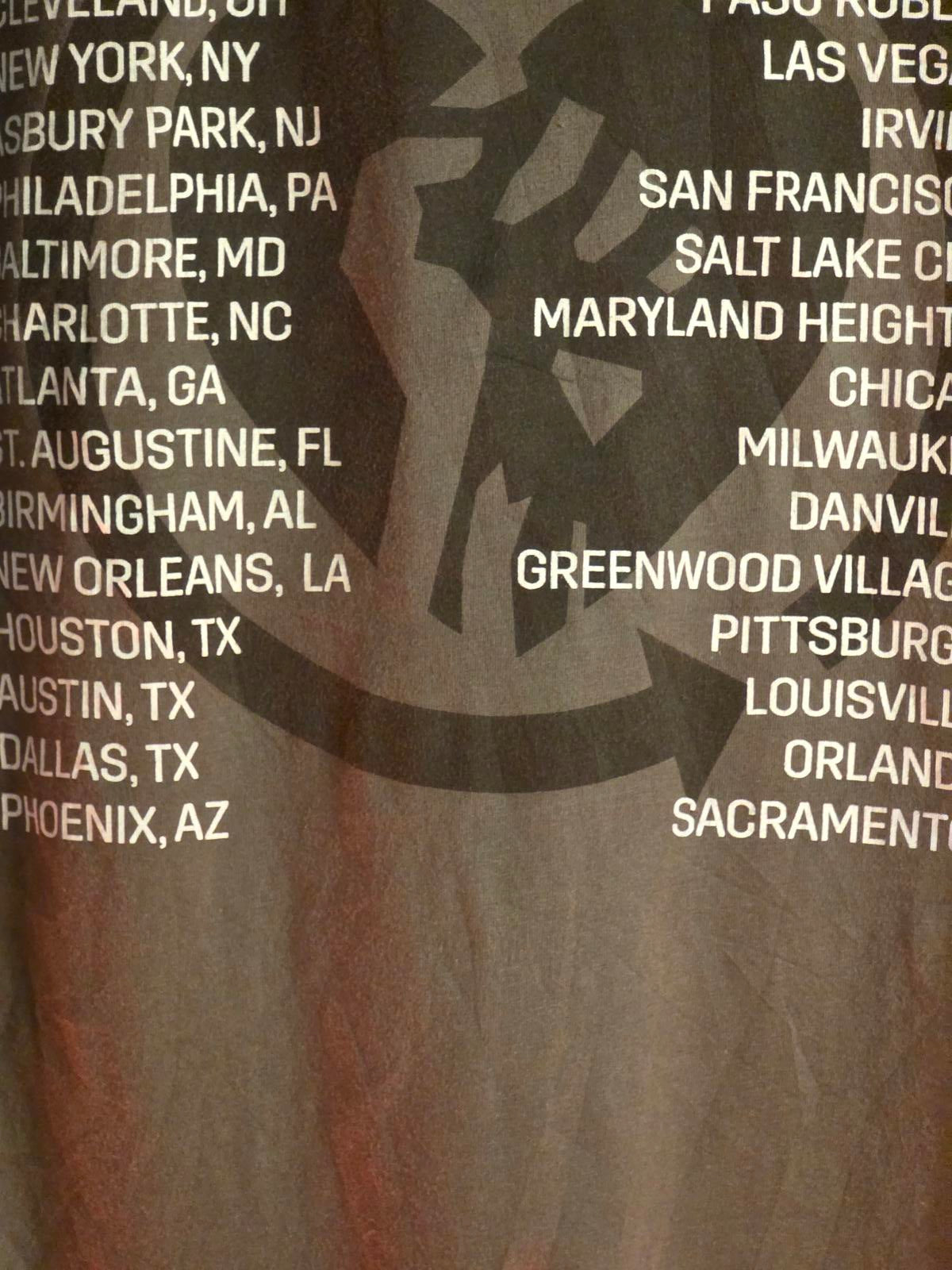 Rise Against Nowhere Generation Tour T-Shirt Grey Medium