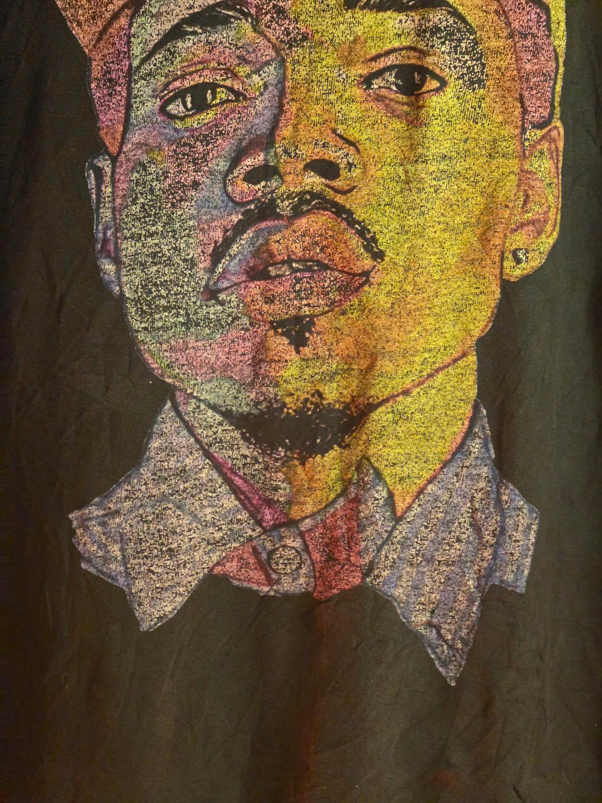 Chance The Rapper Portrait Black T-Shirt Size XL