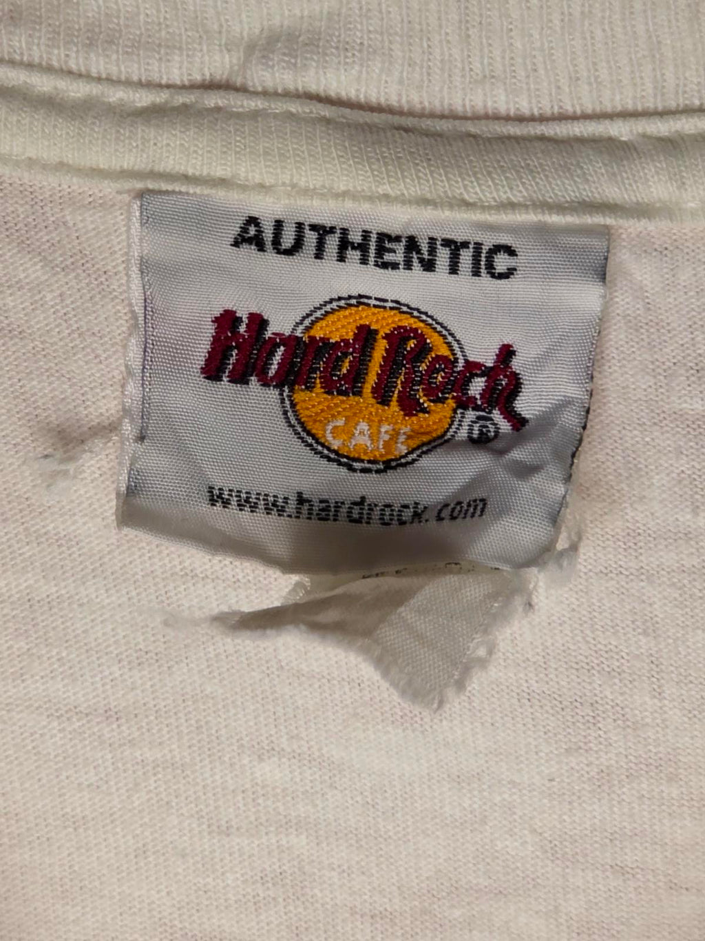 Hard Rock Cafe Oslo White Graphic T-Shirt Size XL