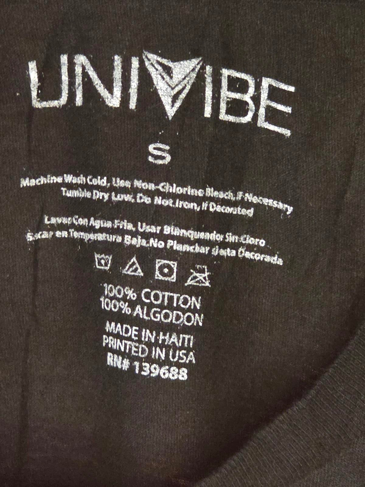 Univibe Astronaut Graphic T-Shirt Black Size S Cotton