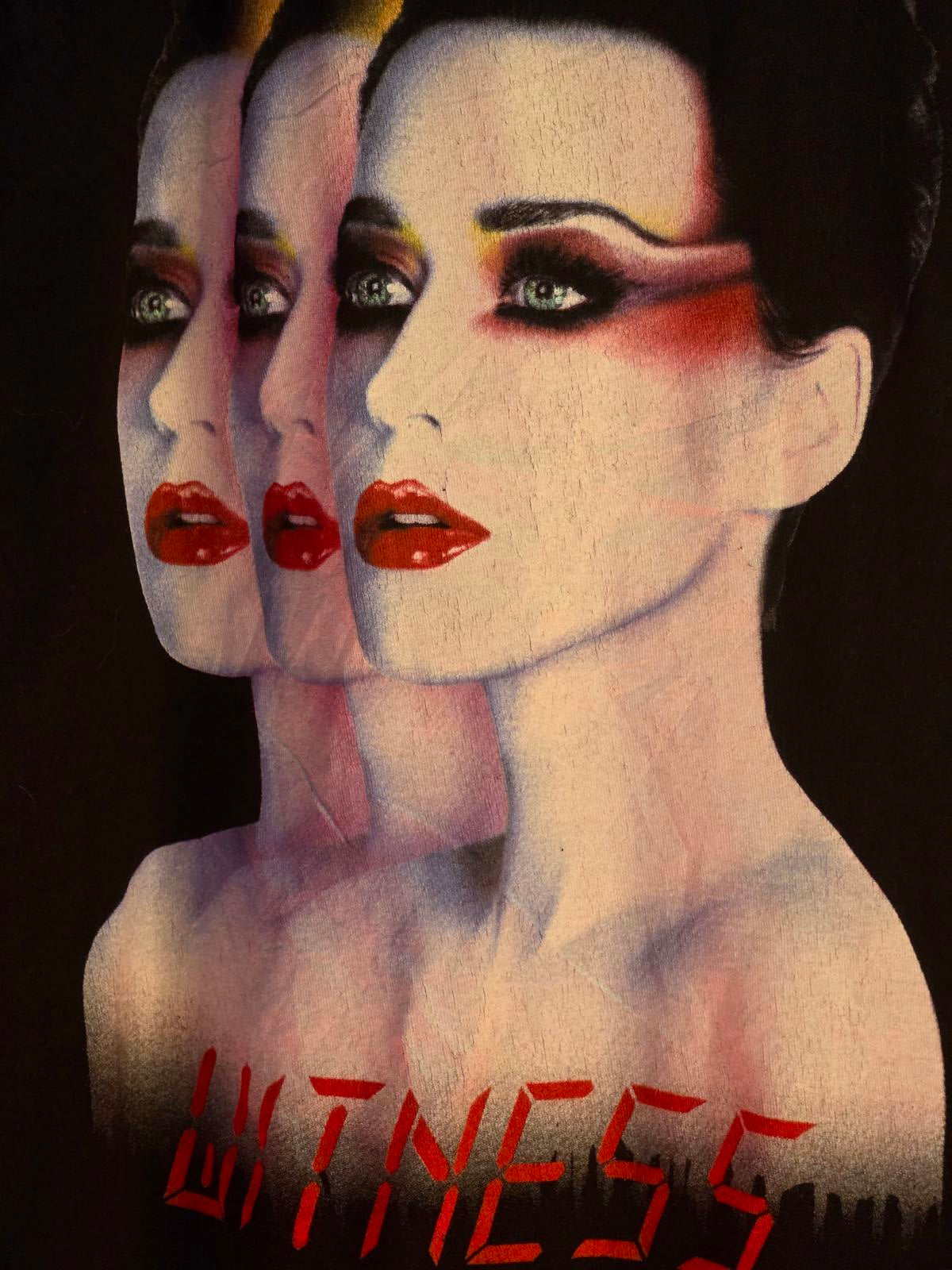 Katy Perry Witness The Tour Graphic T-Shirt Black Small