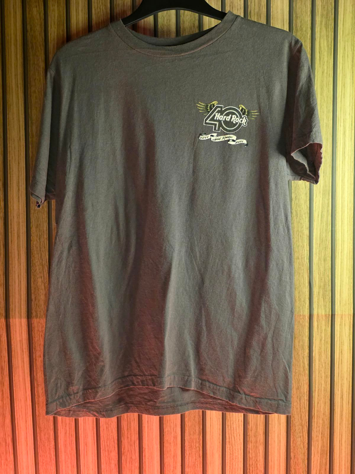 Hard Rock 40th Anniversary Las Vegas T-Shirt Black Medium