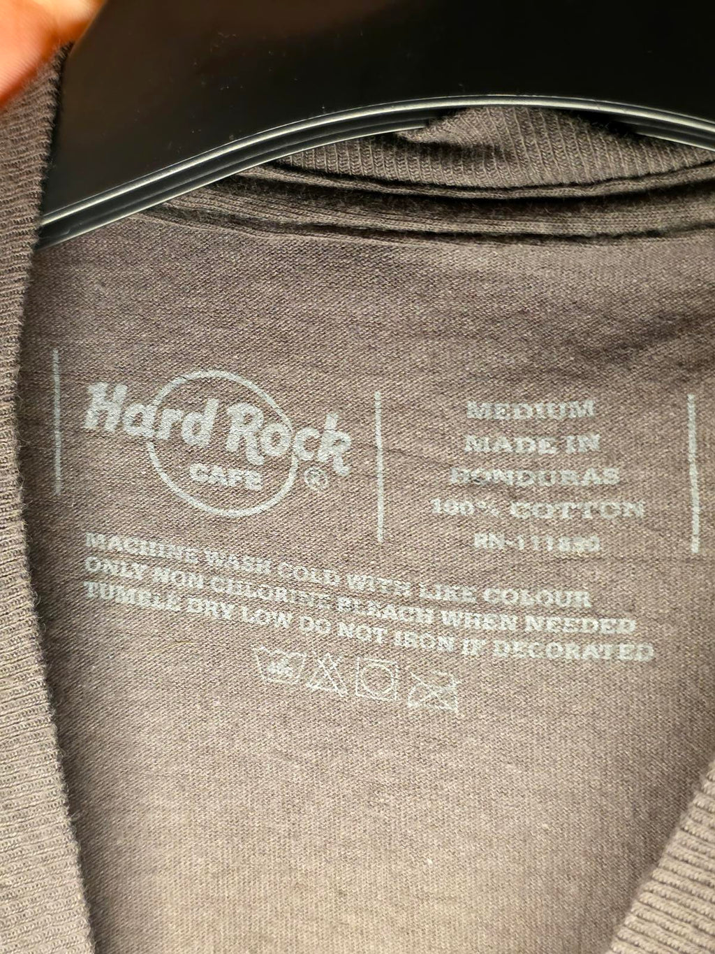Hard Rock 40th Anniversary Las Vegas T-Shirt Black Medium