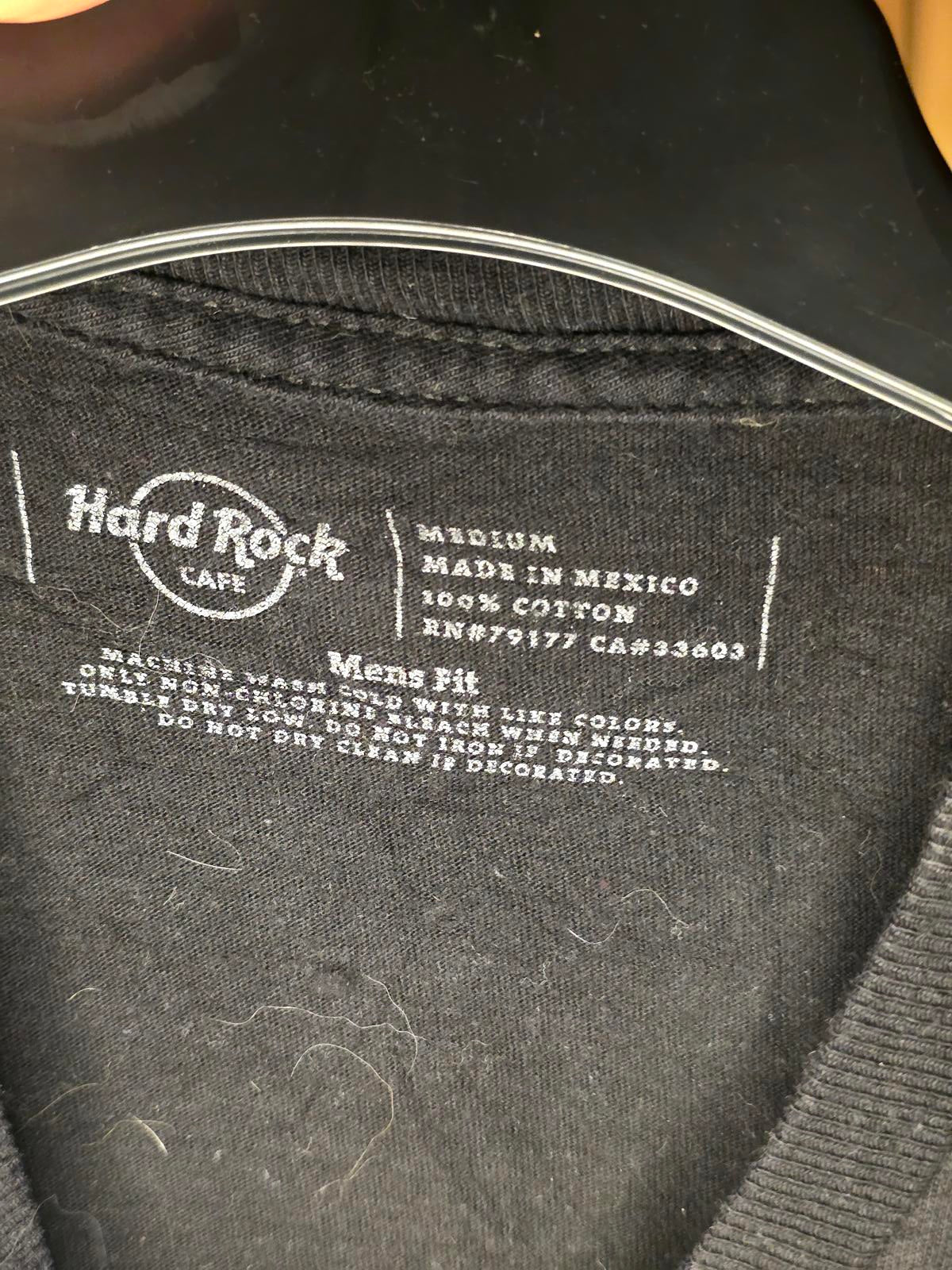Hard Rock Cafe Indianapolis Black Cotton T-Shirt Medium
