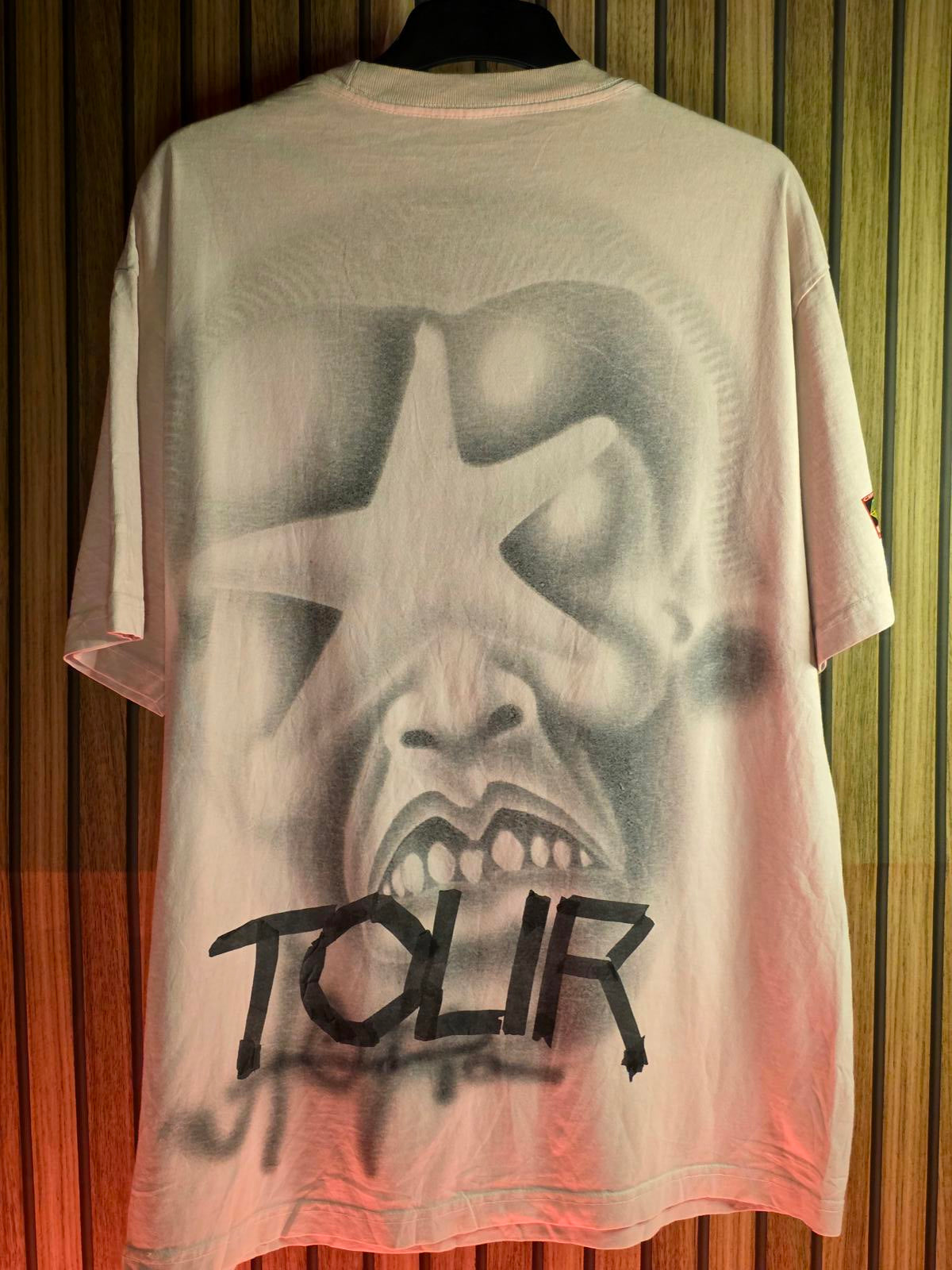 Travis Scott Utopia Tour 2023 Graphic T-Shirt Beige Large
