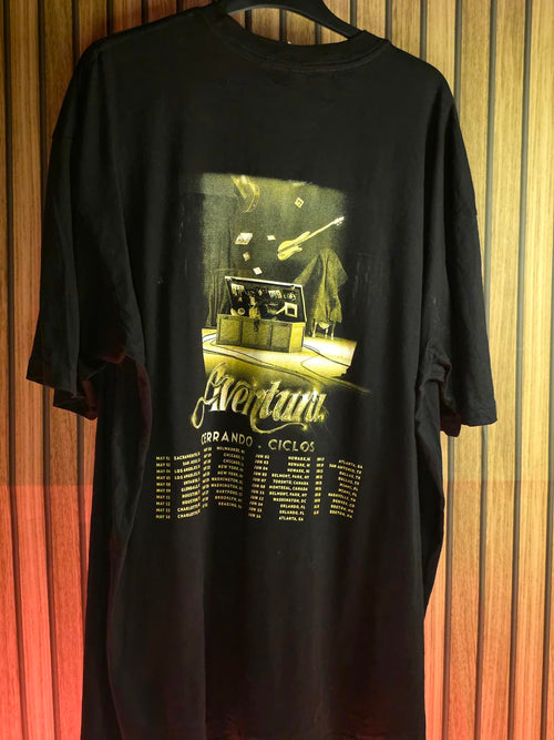 Aventura Cerrando Ciclos Tour T-Shirt Black Size XL