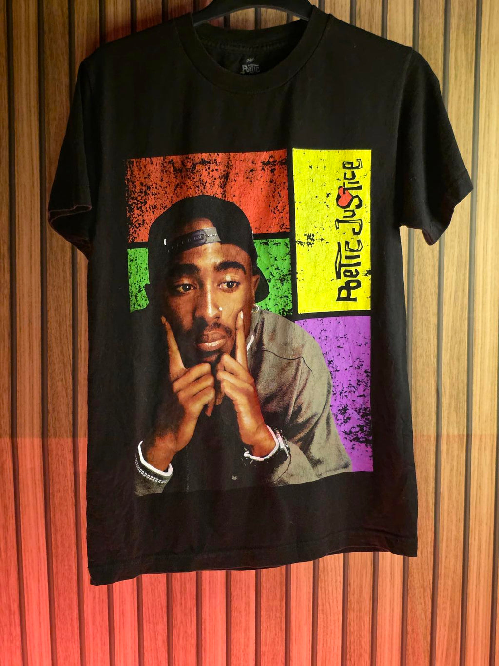 Philos Tupac Shakur Graphic T-Shirt Black S