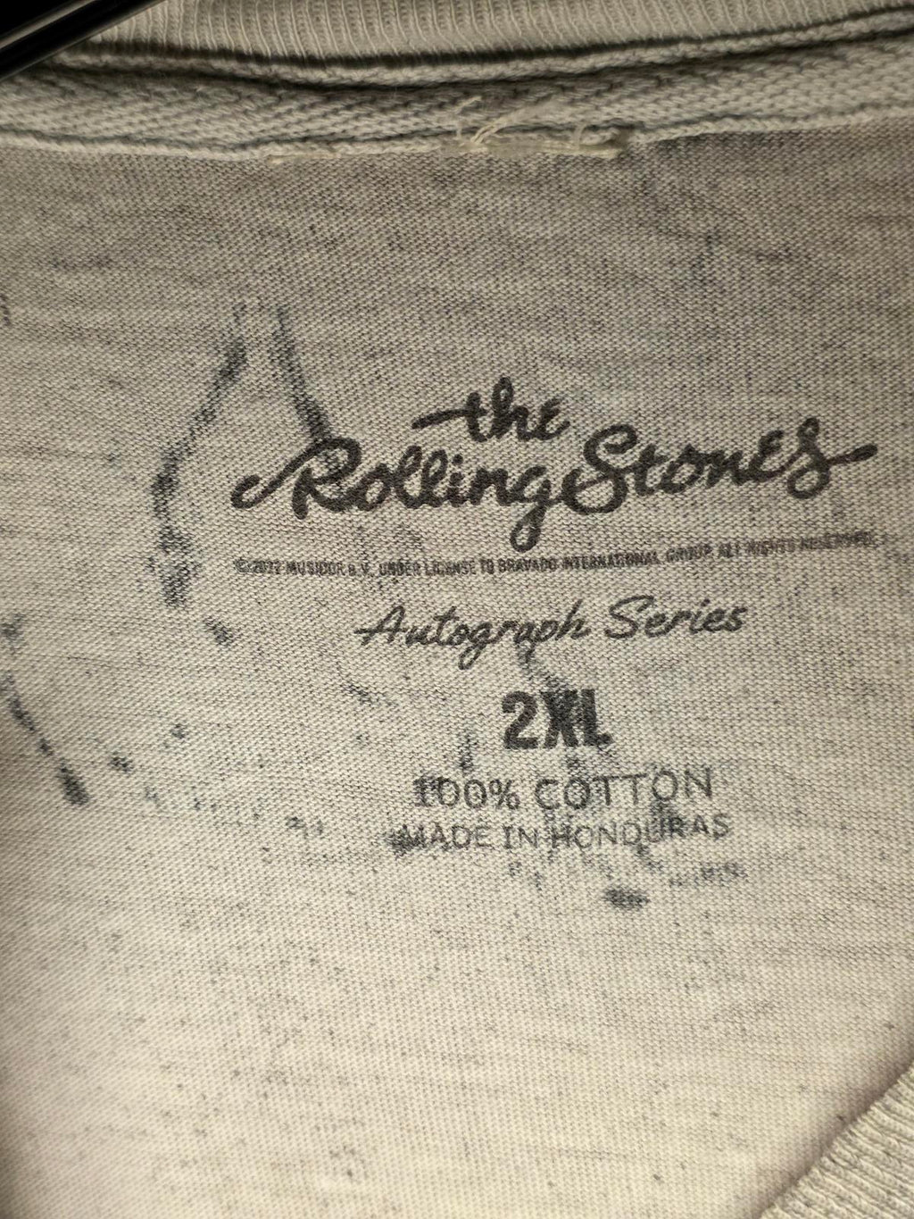 The Rolling Stones Vintage Tour T-Shirt White Red Black XXL
