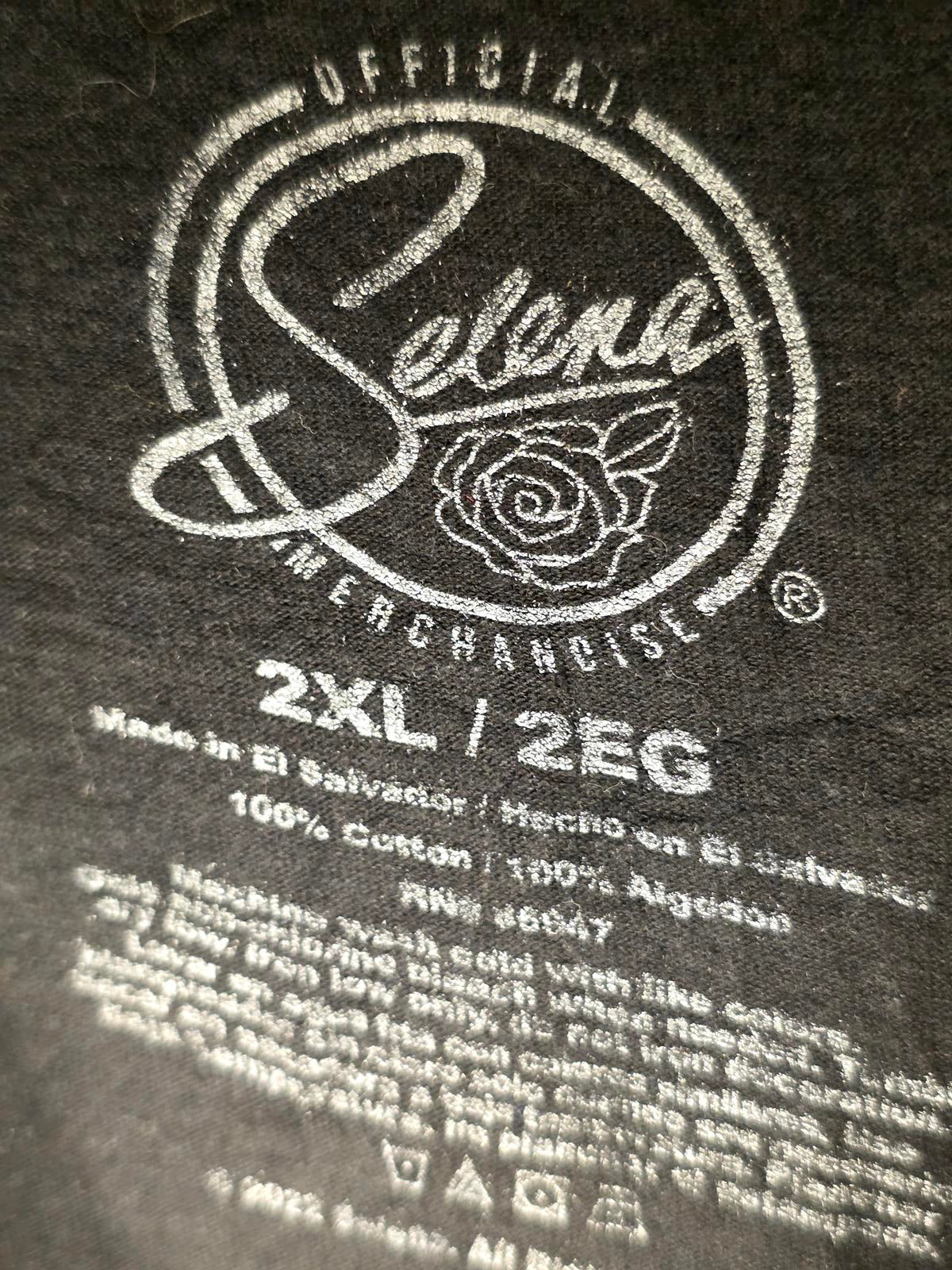 Selena Si Una Vez Graphic T-Shirt Black 2XL