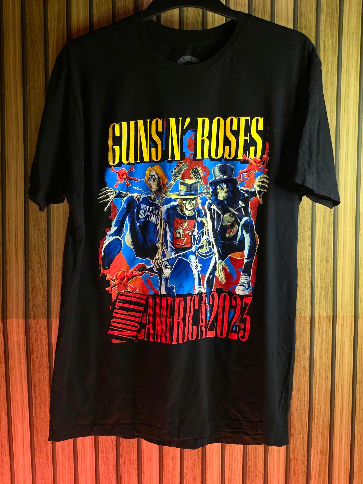 Official Merch Guns N Roses Medium T-shirt North American Tour 2023