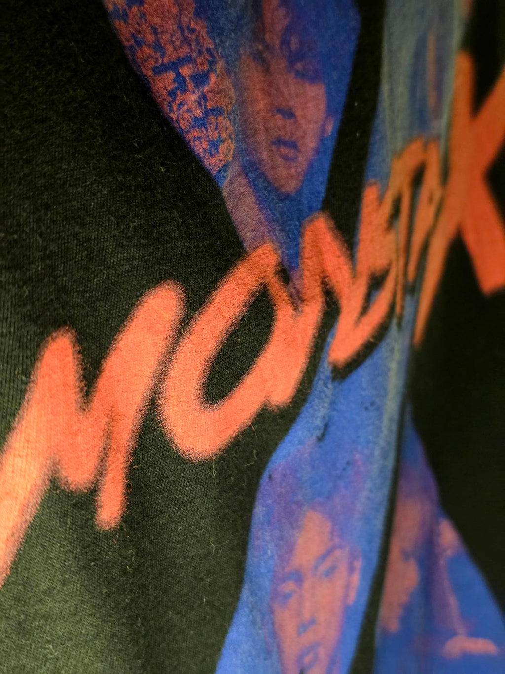 Hashtag Monsta X Graphic T-shirt Black XS