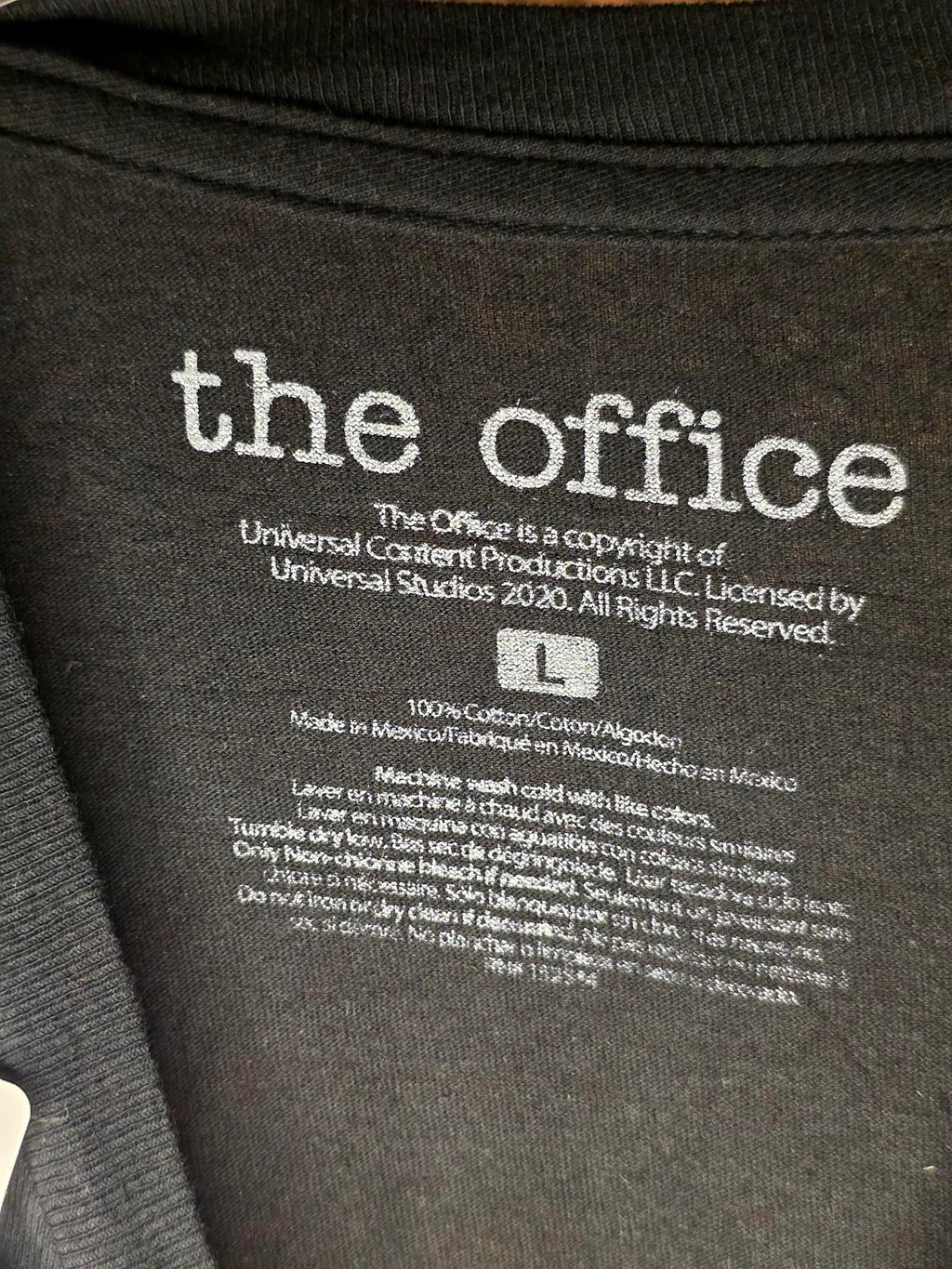 The Office Holidays Are Here Graphic T-Shirt Black Large