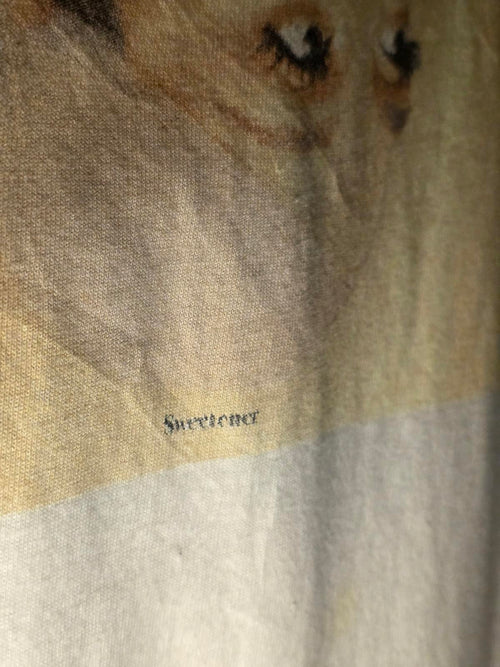 Ariana Grande Sweetener Tour T-Shirt Upside Down Portrait Cream Medium