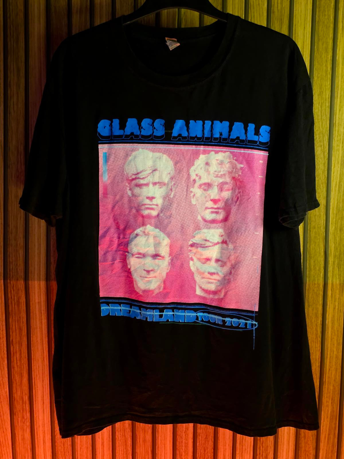 Glass Animals Dreamland Tour 2021 Graphic T-Shirt Black XL