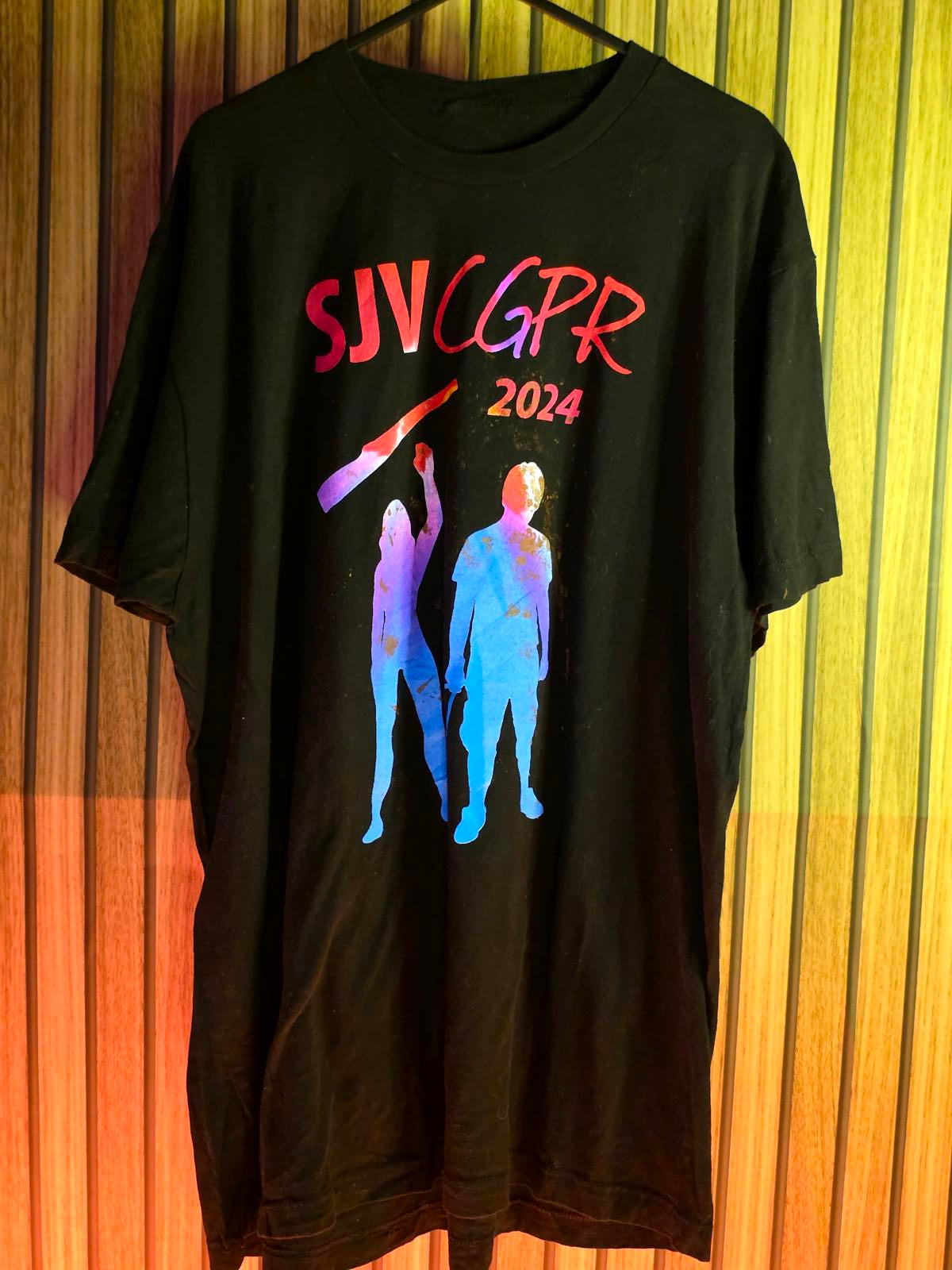 SJV CGPR 2024 Tour Black Graphic T-Shirt Size L