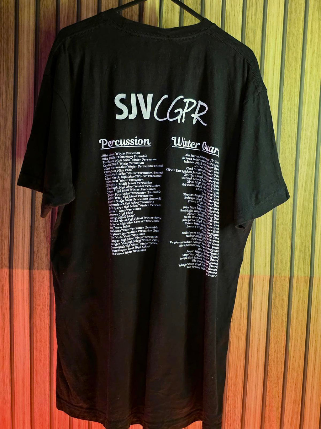 SJV CGPR 2024 Tour Black Graphic T-Shirt Size L