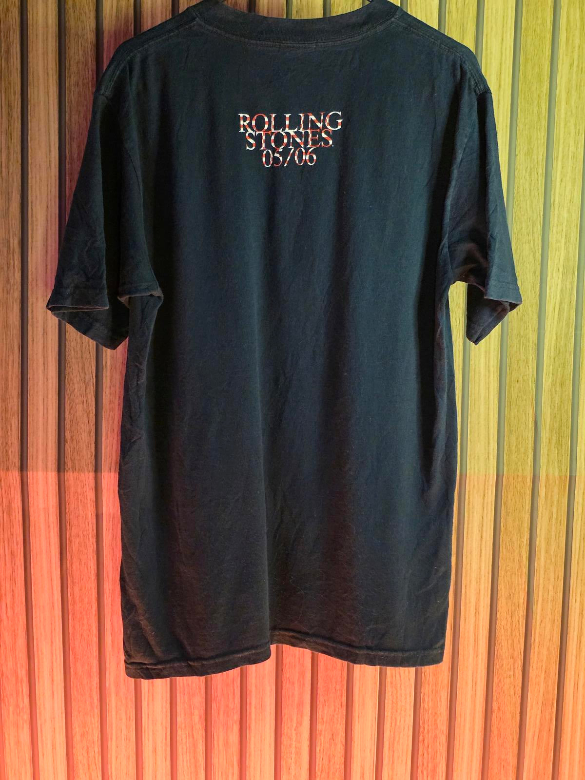 Rolling Stones geometric tongue and lips design, 2005/2006 tour Small