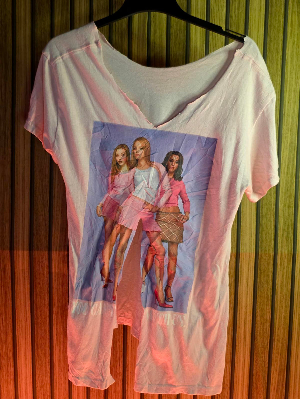 Mean Girls Rework Piece with V Neck and tie up waist