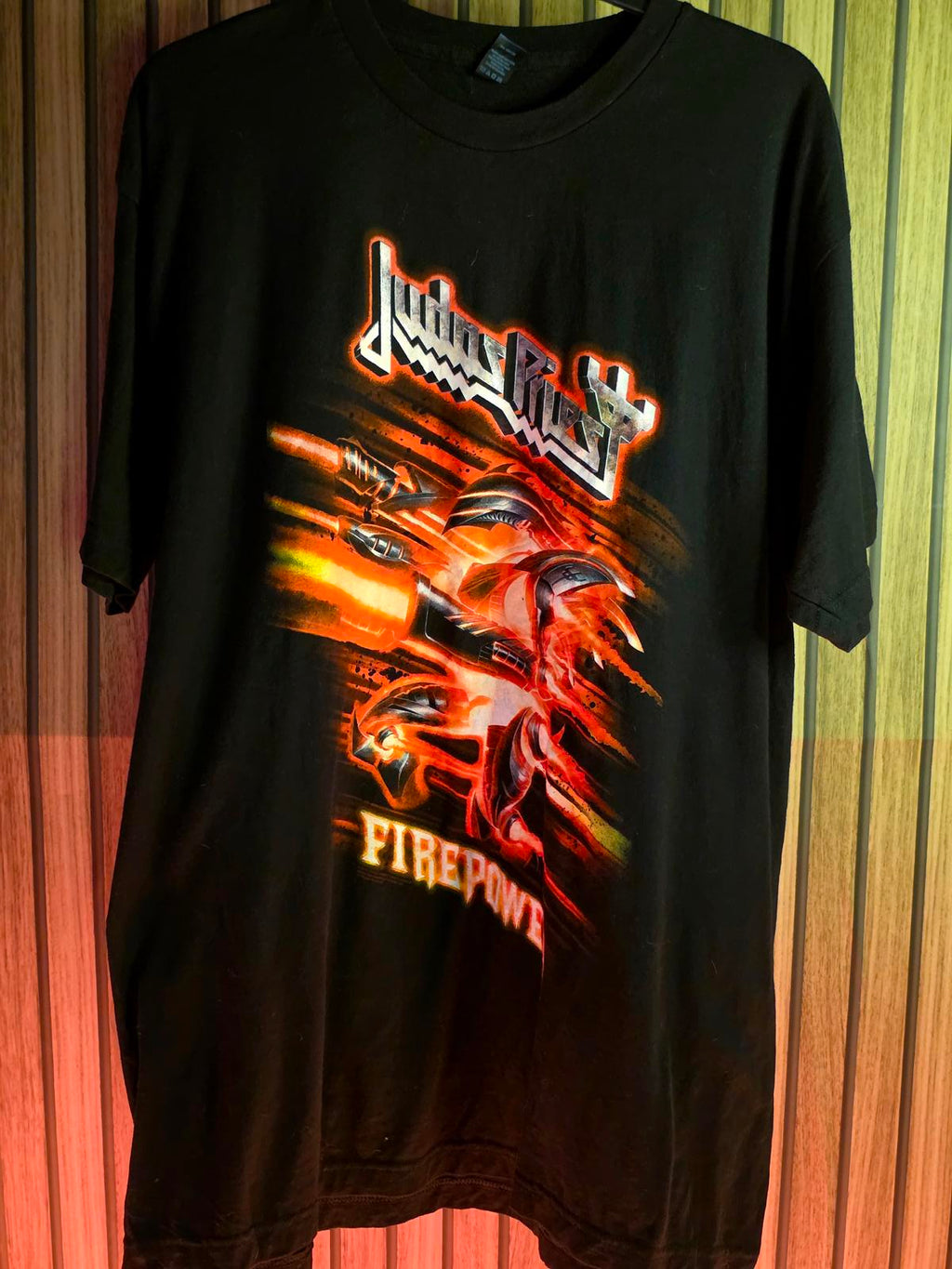 Judas Priest Firepower Graphic T-Shirt Black XL