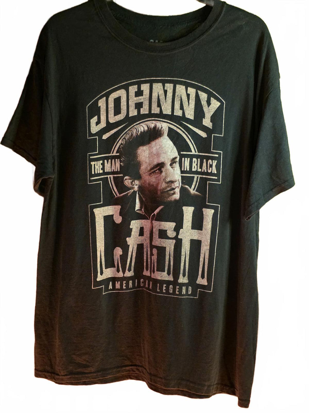 Johnny Cash T-shirt Black Large
