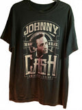 Johnny Cash T-shirt Black Large