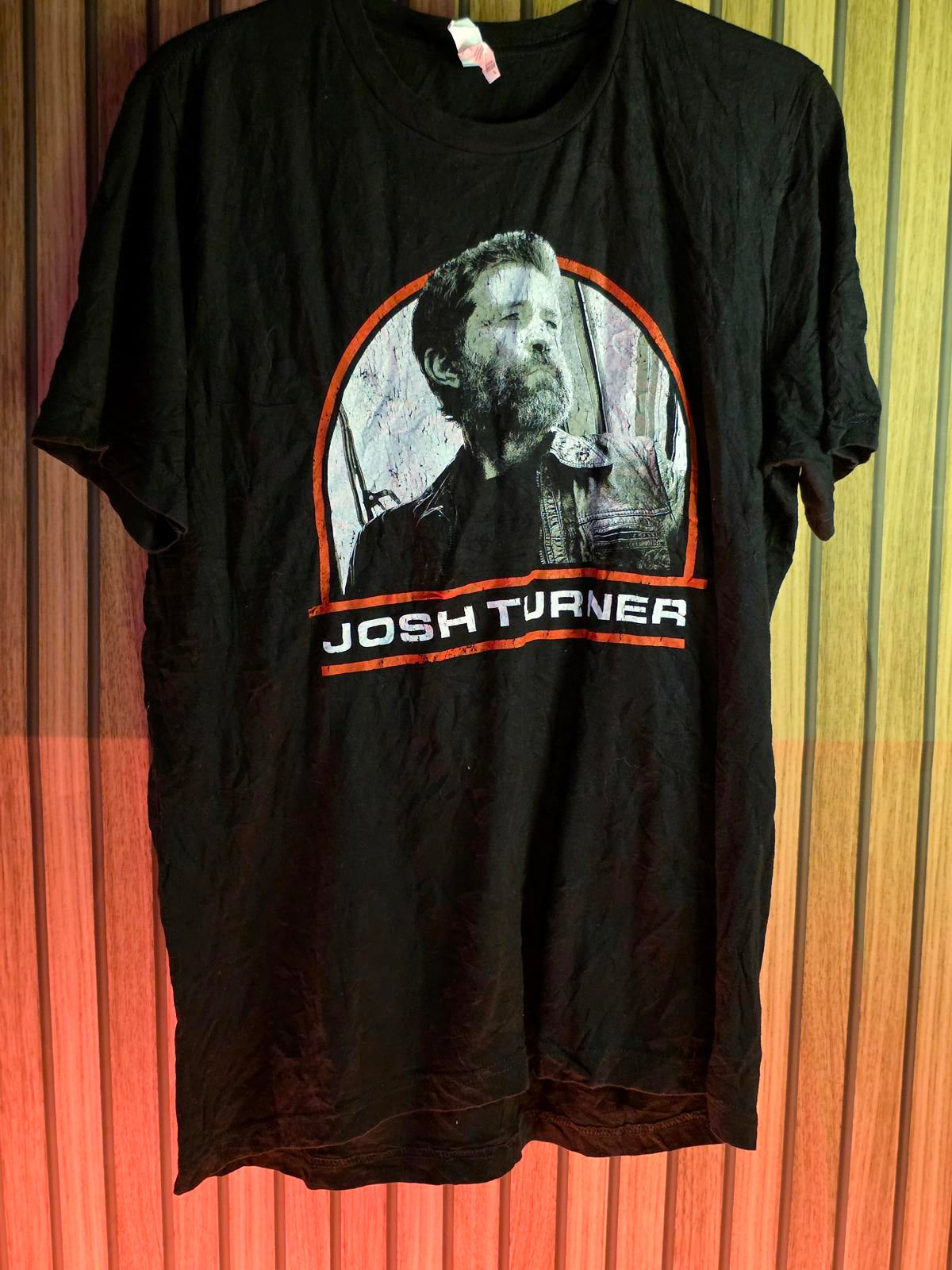 Josh Turner Country State of Mind Tour 2022 Black Cotton T-Shirt Large