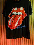 The Rolling Stones Tongue Logo T-Shirt Black Medium
