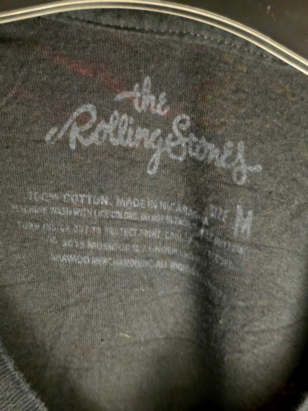 The Rolling Stones Tongue Logo T-Shirt Black Medium