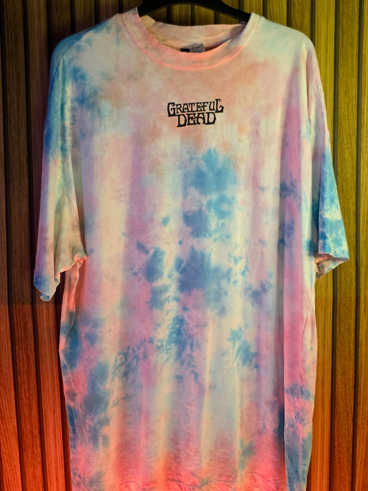 Grateful Dead Tie-Dye T-Shirt Dancing Bear Graphic Multicolour Size Small