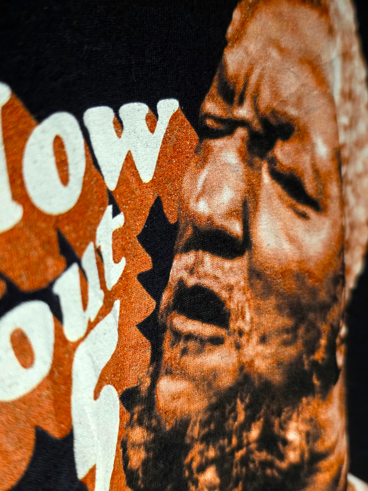 Redd Foxx American Classics Black T-Shirt How Bout 5 Cross Yo Lip? Print Size XL