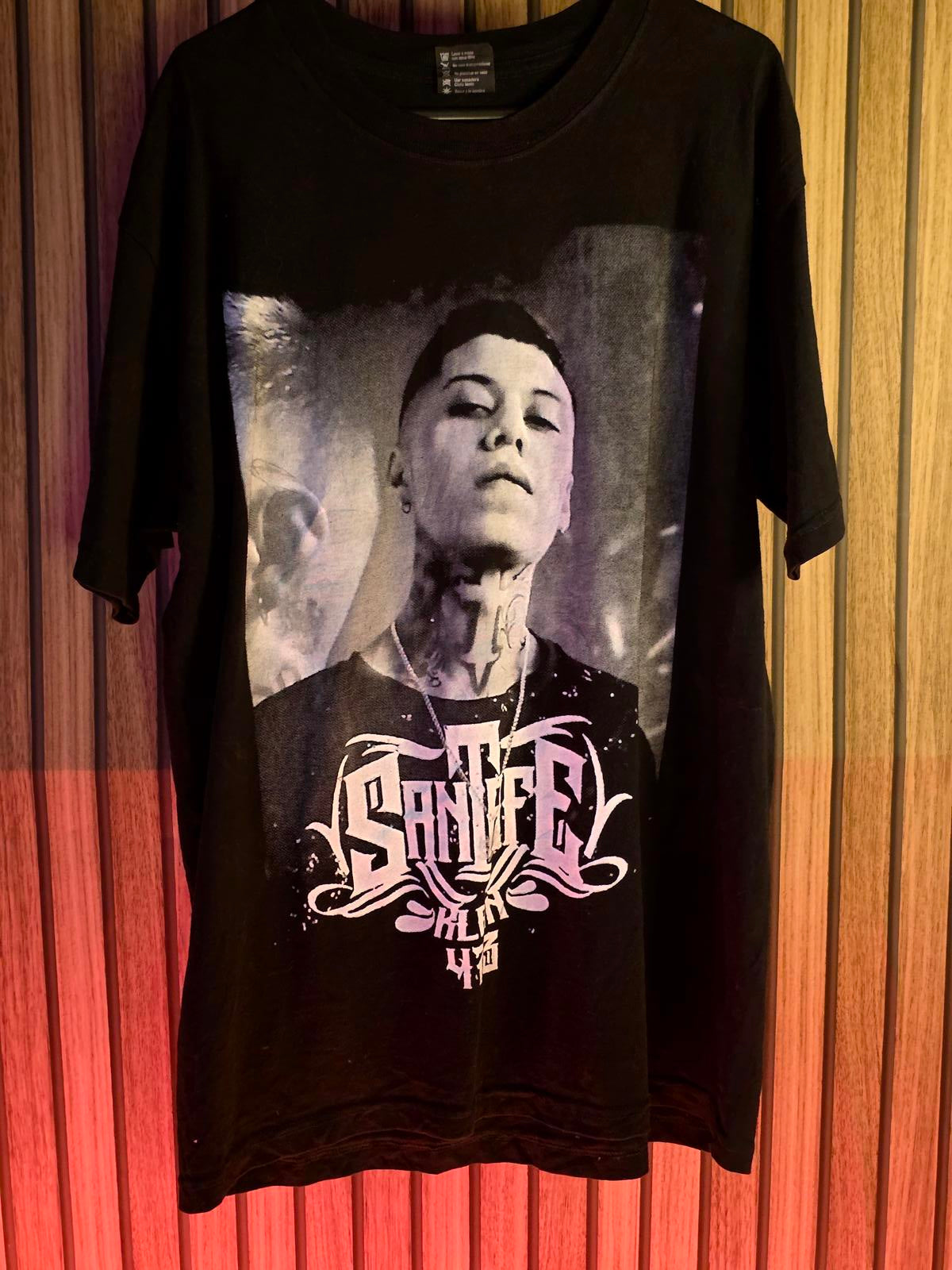 Untamed Santa Fe Graphic T-Shirt Black Large 100% Cotton
