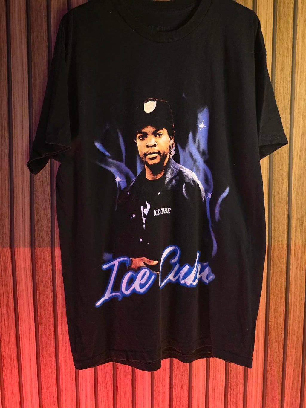 Ice Cube Graphic T-Shirt Black Medium