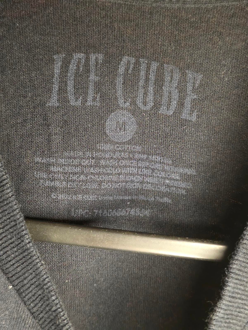 Ice Cube Graphic T-Shirt Black Medium