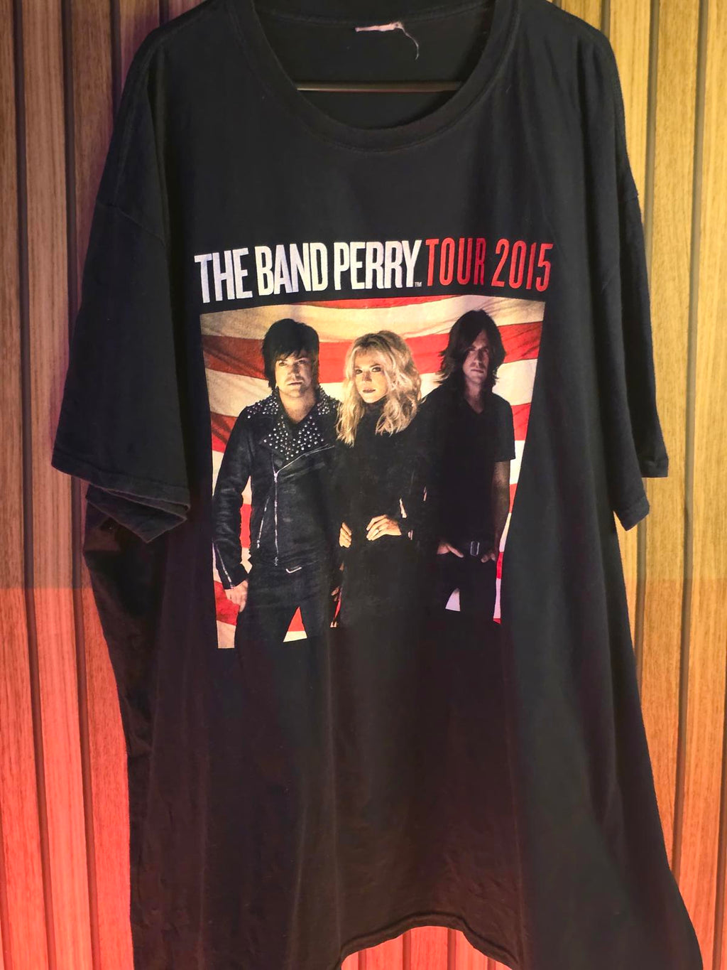 The Band Perry Tour 2015 Black Graphic T-Shirt Size XXL