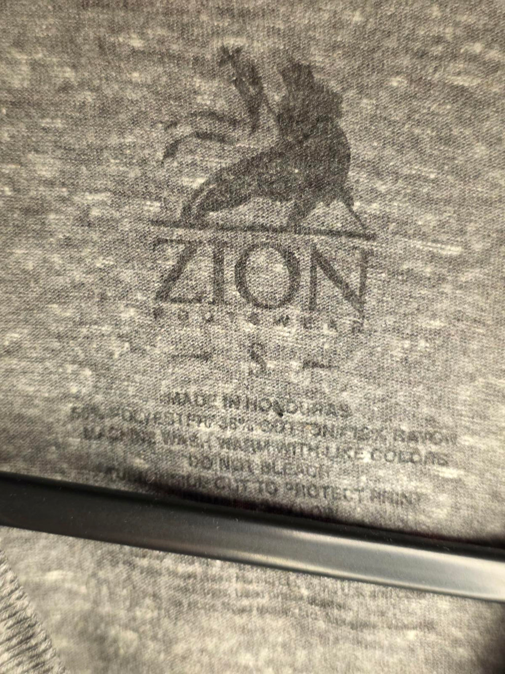 Zion Bob Marley Graphic T-shirt Grey Size Small