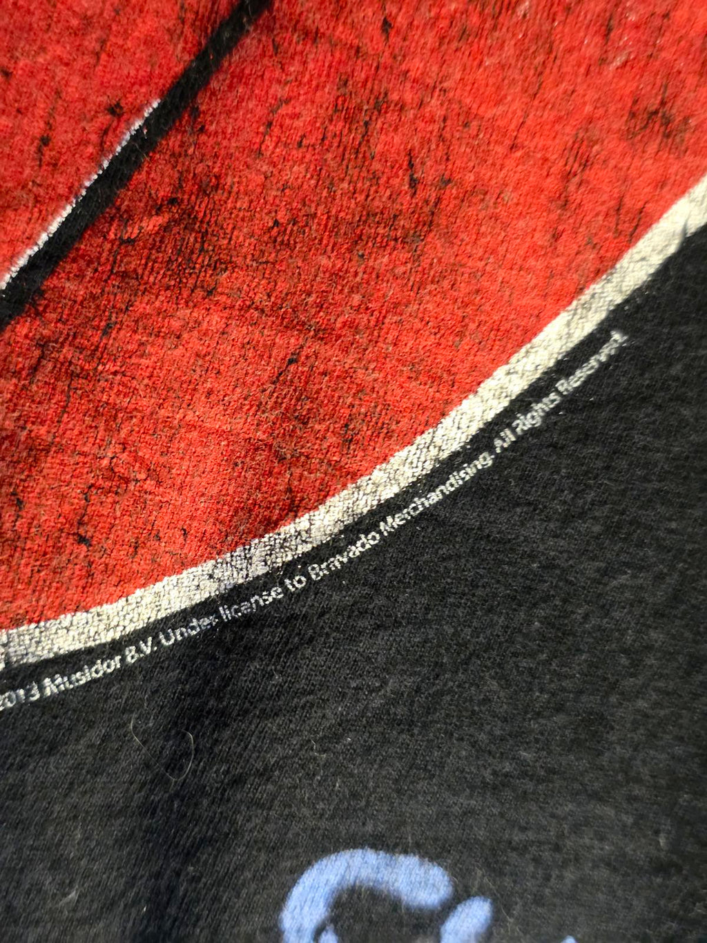 Rolling Stones Black Tongue Logo T-Shirt 2013 Tour Graphic Black Small
