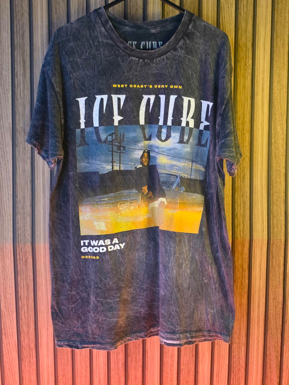 Ice Cube It Was A Good Day Graphic T-Shirt Black M