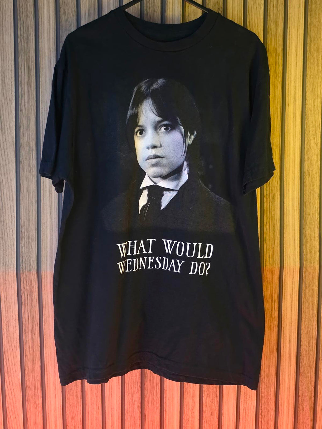 Wednesday TV Series Graphic T-Shirt Black Medium
