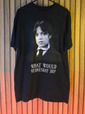 Wednesday TV Series Graphic T-Shirt Black Medium