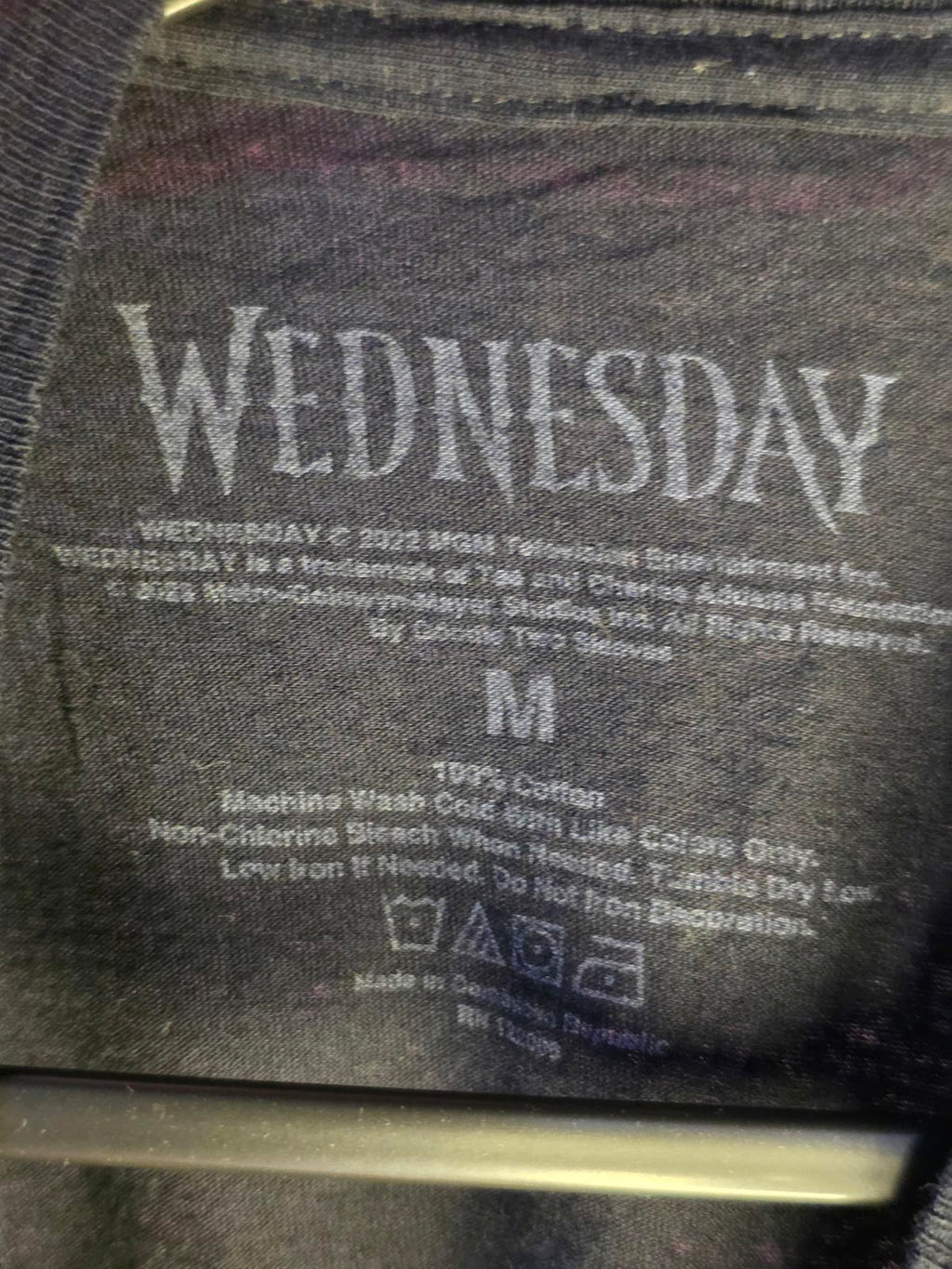 Wednesday TV Series Graphic T-Shirt Black Medium