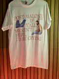 Post Malone Tour T-shirt 2023 Graphic Print White Small