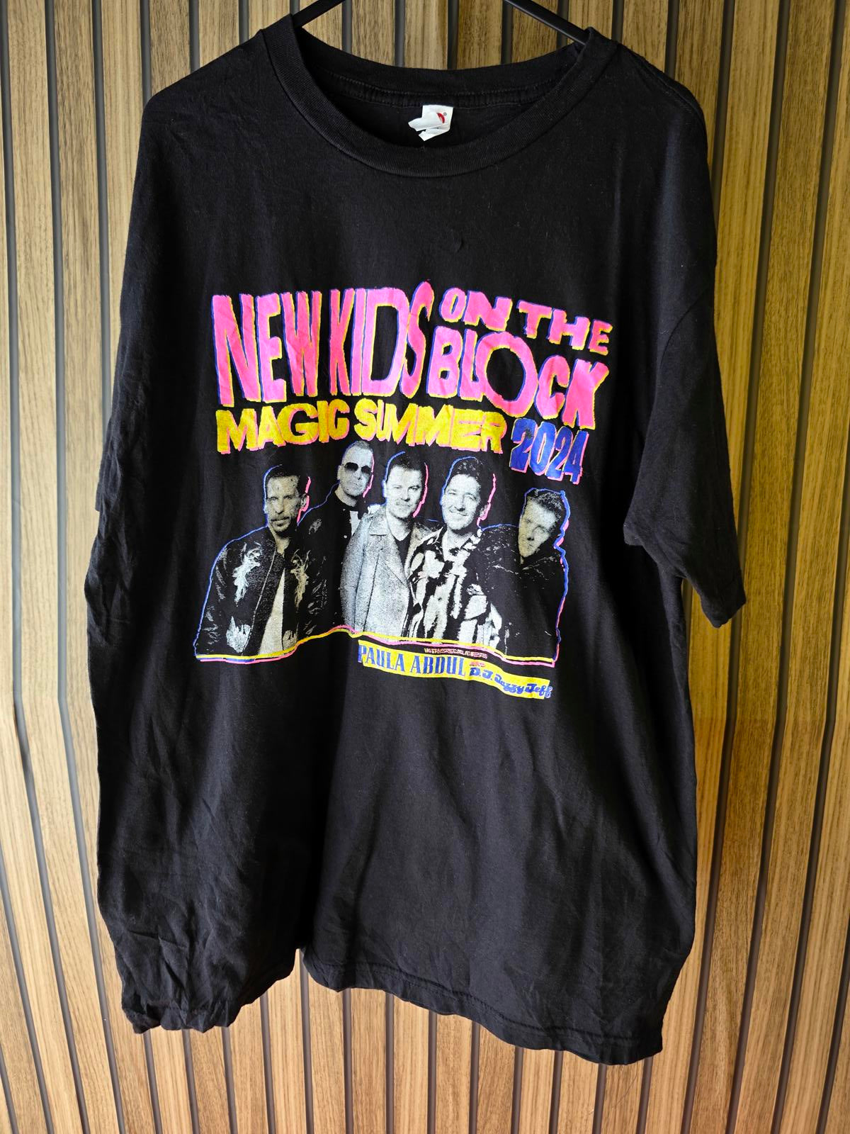 New Kids on the Block Magic Summer 2024 Tour T-Shirt Black XL
