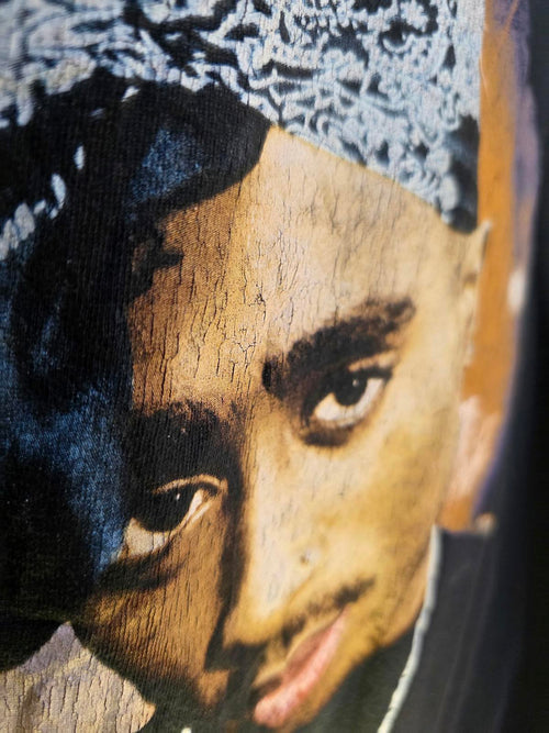 2PAC All Eyez On Me Graphic T-Shirt Black Smalls