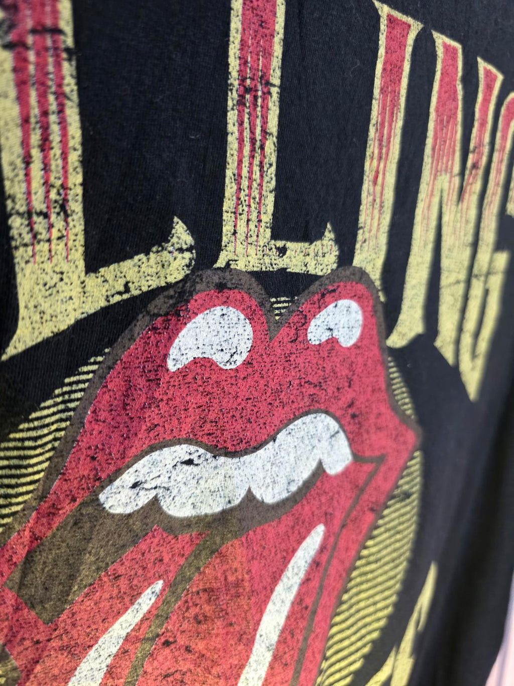The Rolling Stones Graphic T-Shirt Black Size S