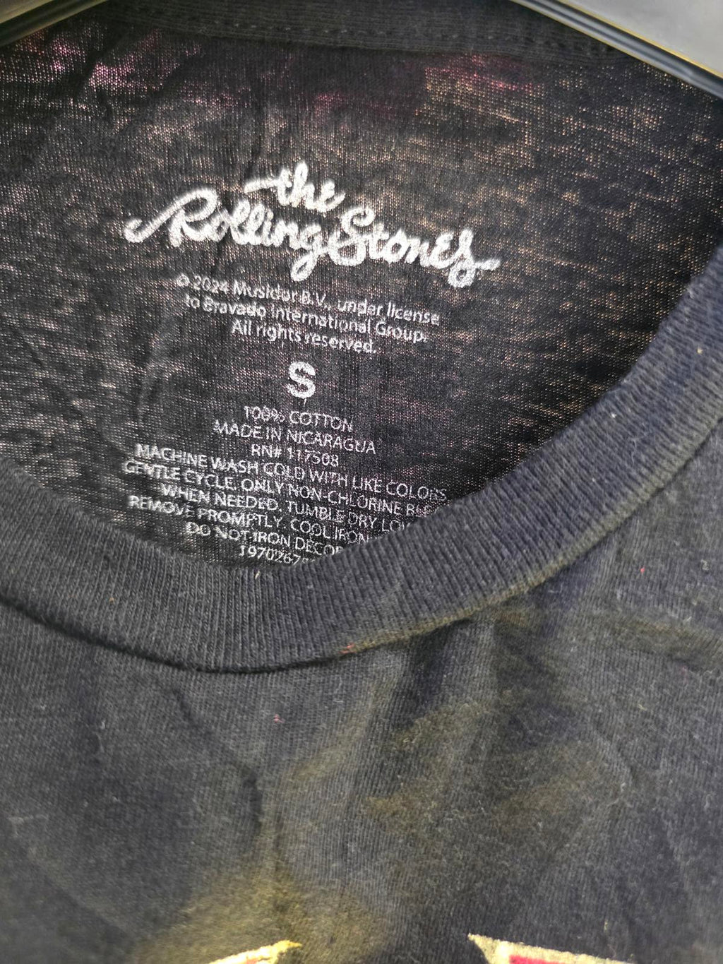 The Rolling Stones Graphic T-Shirt Black Size S