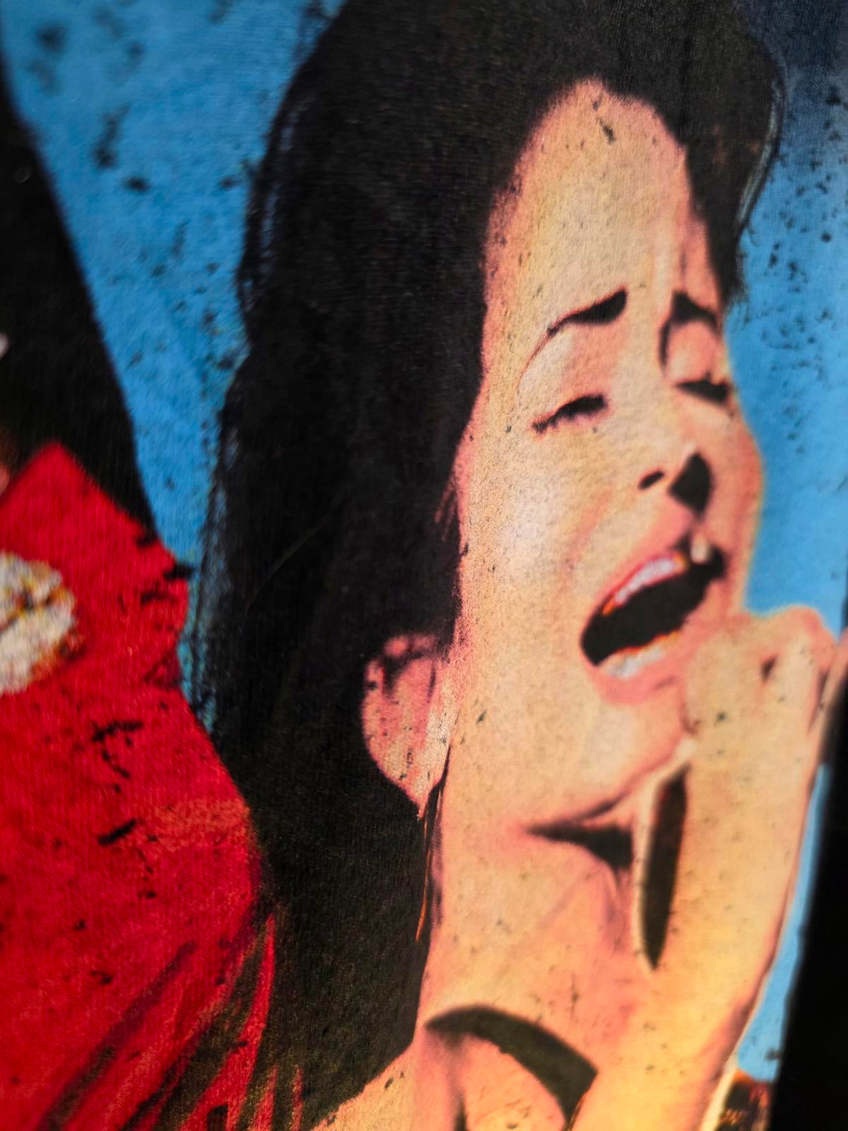 Official Selena Si Una Vez Graphic T-Shirt Black Large