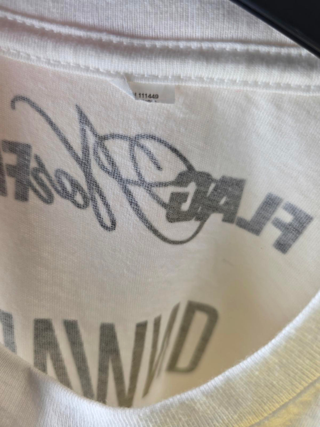 Flag Nor Fail Ross Mode Graphic T-Shirt White Medium