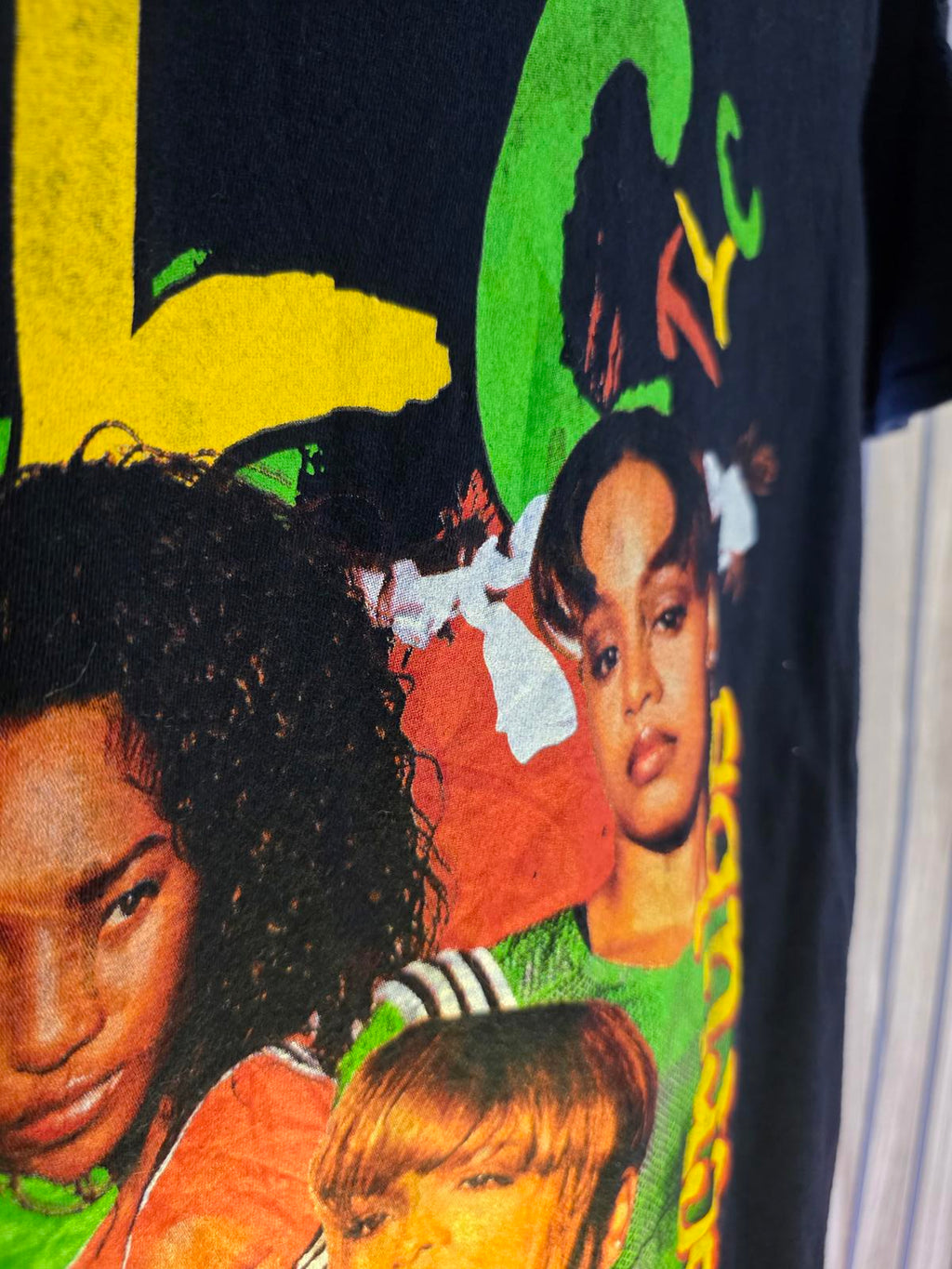 TLC No Scrubs Black Graphic T-Shirt Size Unknown
